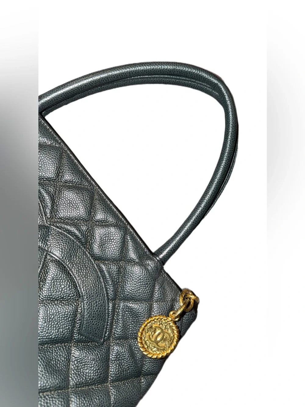 CHANEL Caviar Medallion Tote